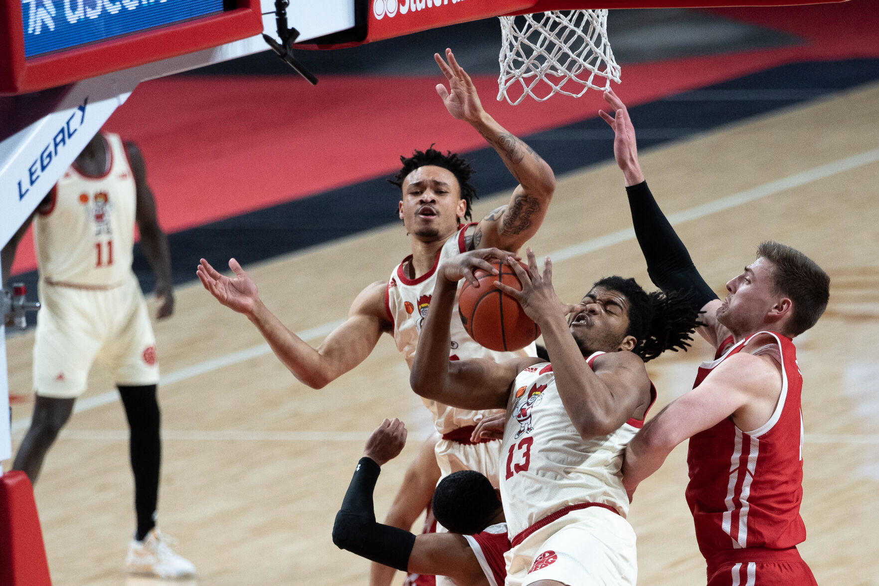 Nebraska Basketball vs. Wisconsin Photo No. 6